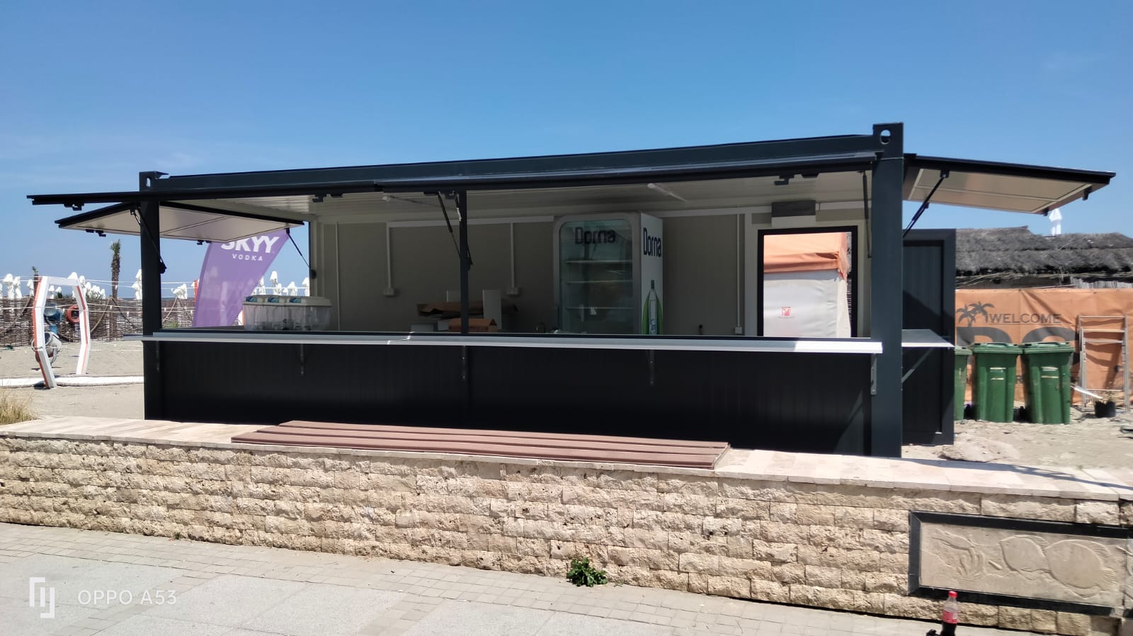container fast-food 6x3x2,55