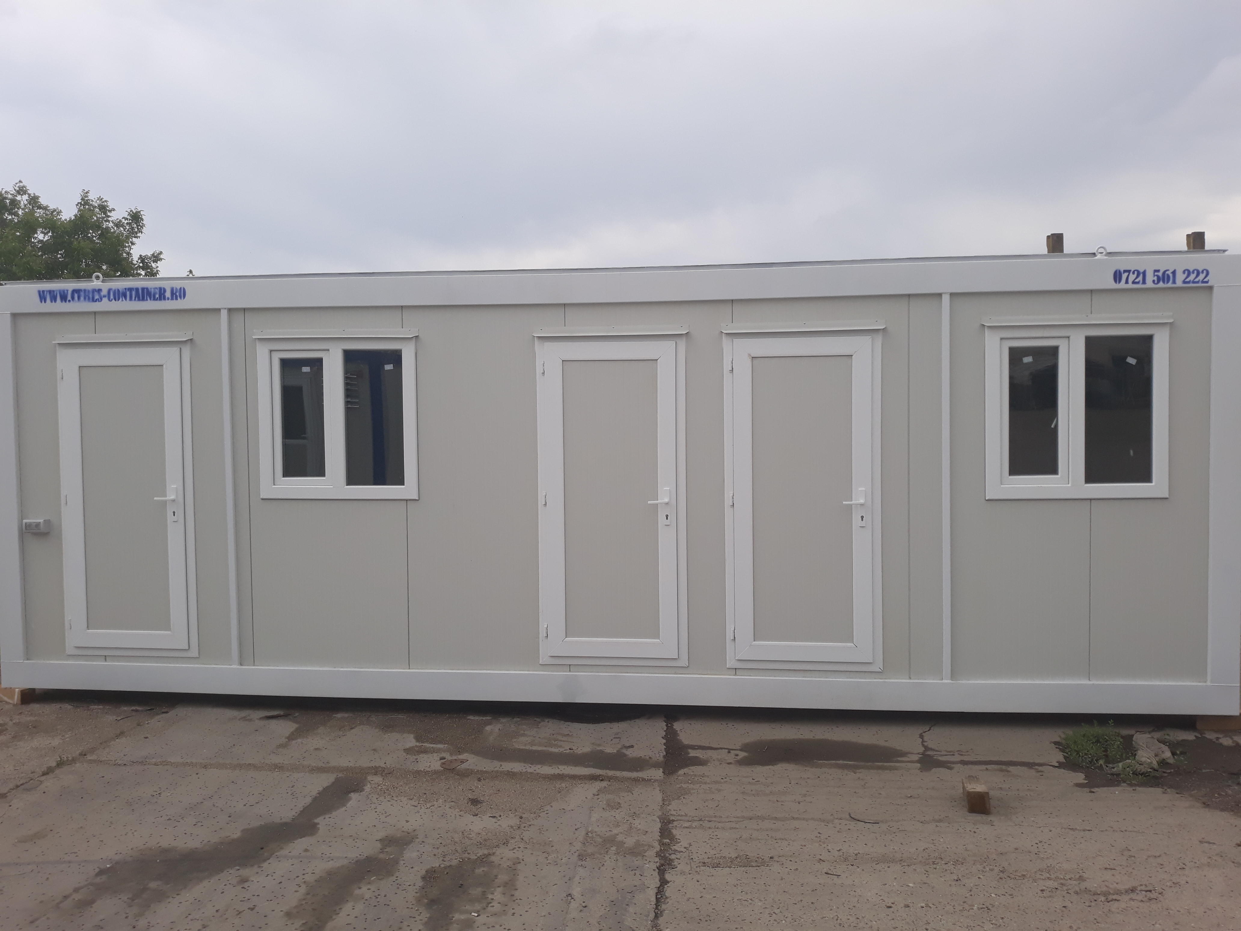 container vestiar de 14 mp cu 6x2,4x2,55